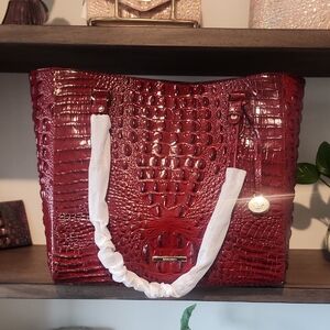 Brahmin Vinrage Red Melbourne April Genuine Leather